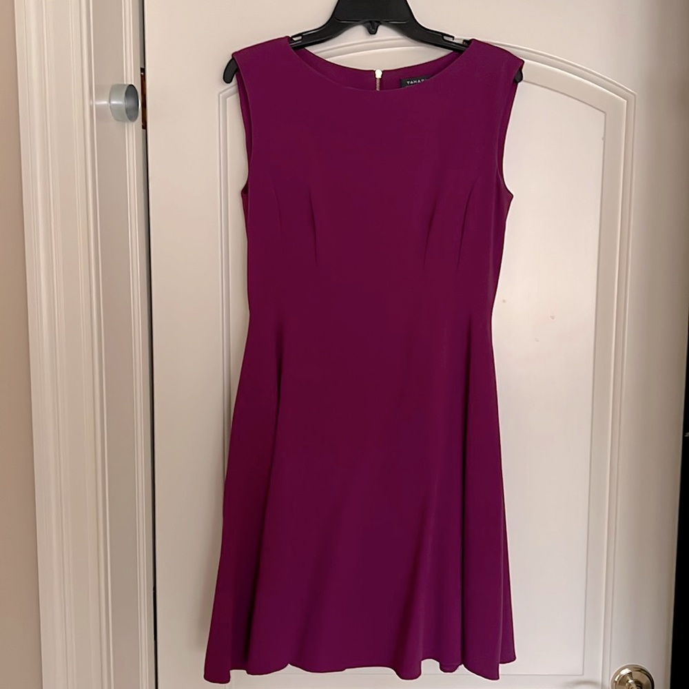 Tahari sleeveless A-line dress